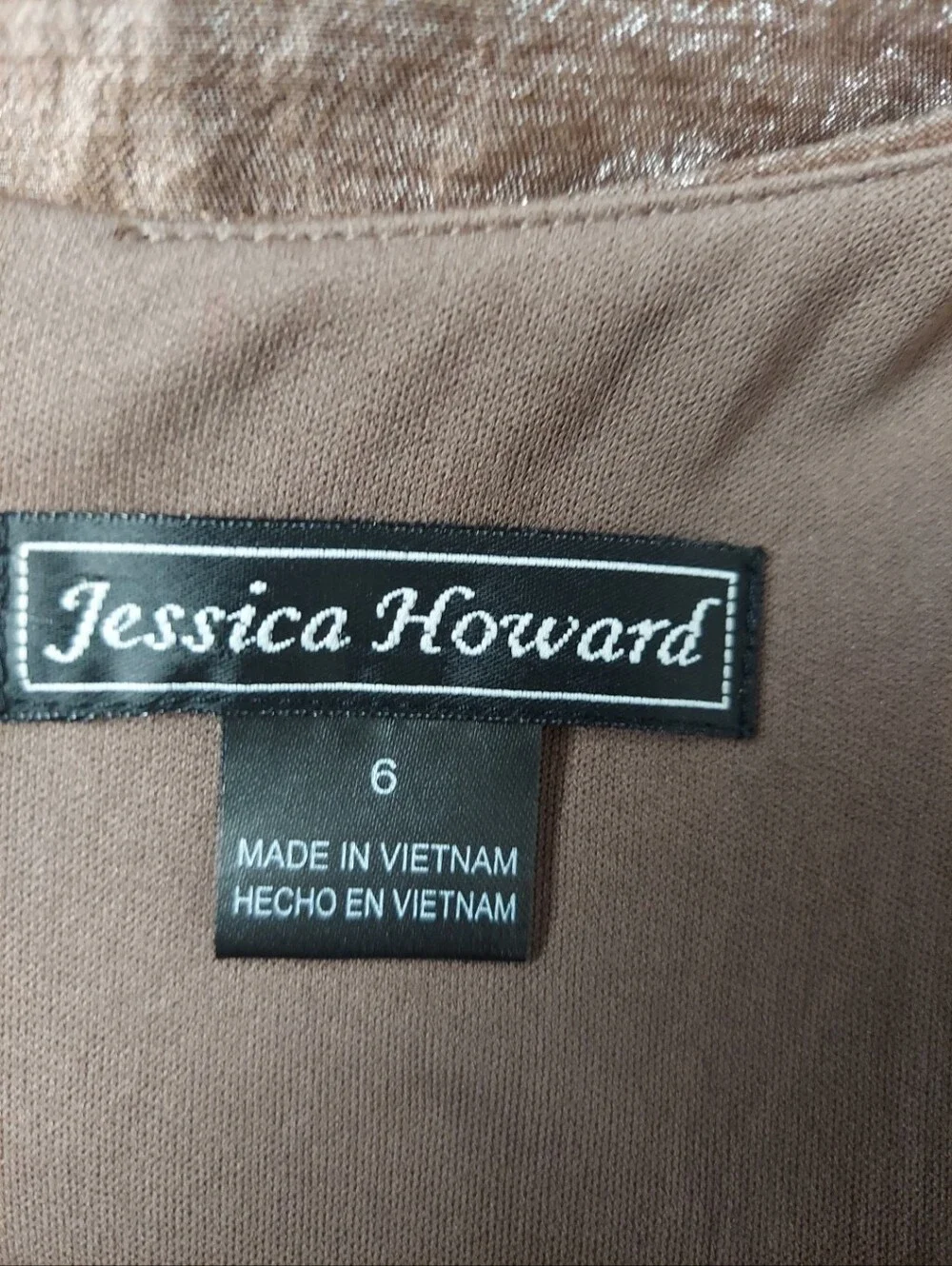 Vintage Jessica Howard 2PC Dress Womens 6 Beaded Cocktail Wedding Evening